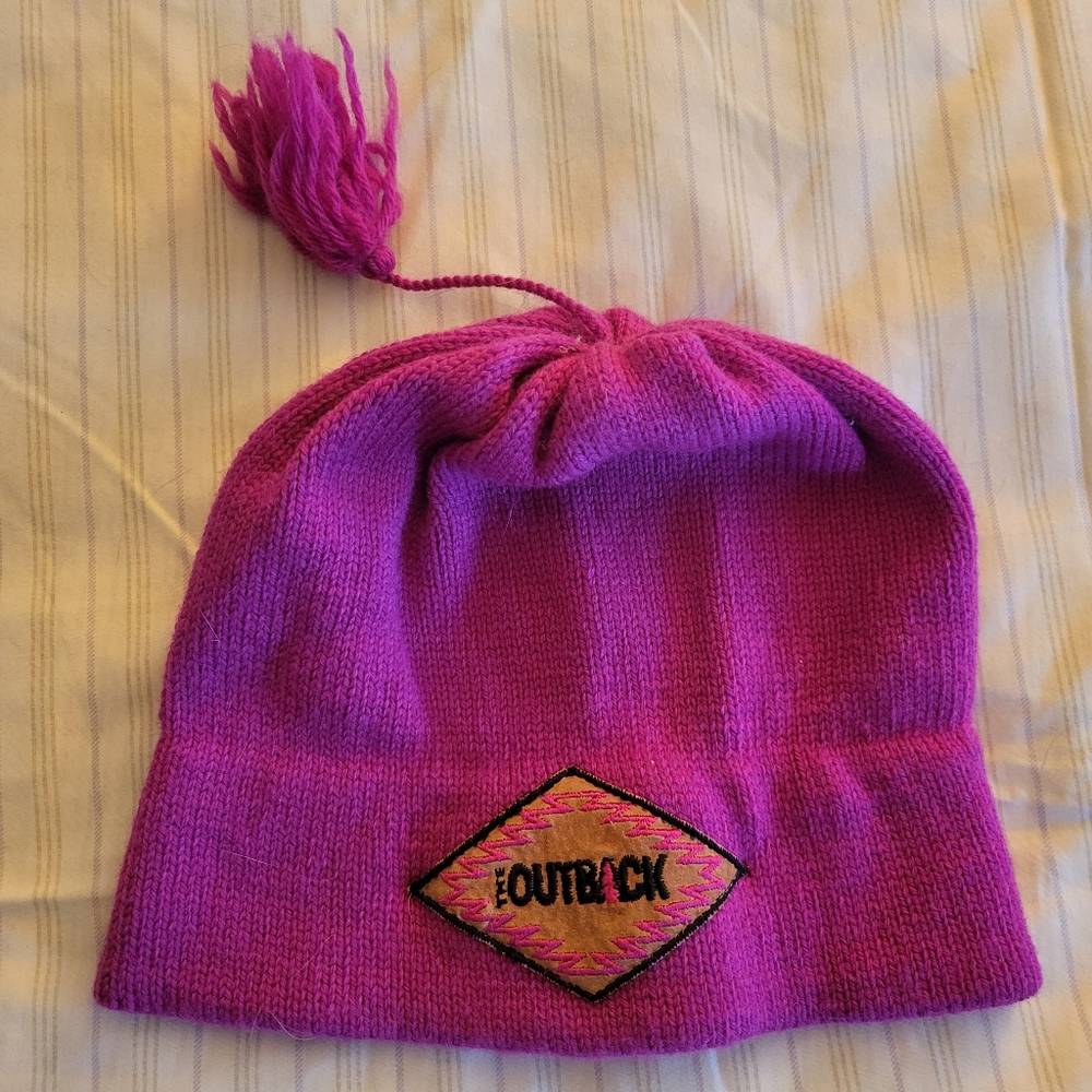 The Outback Vintage Beanie Pure Virgin Wool